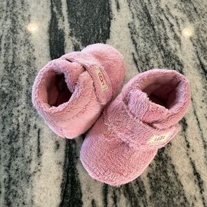 UGG Soft Pink Baby Slippers